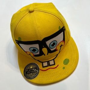 Nickelodeon SpongeBob Nerdpants Yellow Fitted Hat L/XL